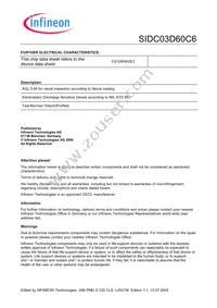 SIDC03D60C6X1SA2 Datasheet Page 4