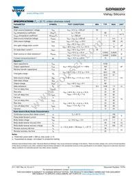 SIDR680DP-T1-GE3 Datasheet Page 2