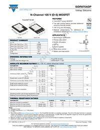 SIDR870ADP-T1-GE3 Datasheet Cover