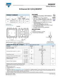 SIE802DF-T1-GE3 Datasheet Cover