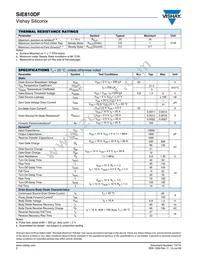SIE810DF-T1-E3 Datasheet Page 2