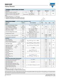 SIE812DF-T1-E3 Datasheet Page 2