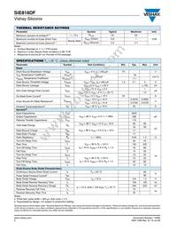 SIE818DF-T1-GE3 Datasheet Page 2