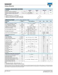 SIE822DF-T1-E3 Datasheet Page 2