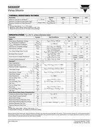 SIE830DF-T1-GE3 Datasheet Page 2
