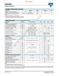 SIE848DF-T1-E3 Datasheet Page 2