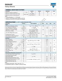 SIE854DF-T1-E3 Datasheet Page 2