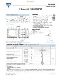 SIE862DF-T1-GE3 Datasheet Cover