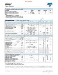 SIE864DF-T1-GE3 Datasheet Page 2