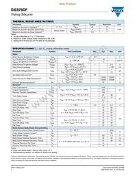 SIE878DF-T1-GE3 Datasheet Page 2