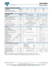 SIHA14N60E-E3 Datasheet Page 2