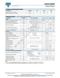 SIHA21N60EF-E3 Datasheet Page 2