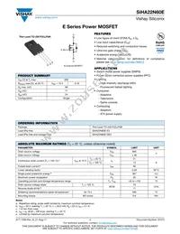 SIHA22N60E-E3 Datasheet Cover