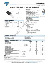 SIHA24N65EF-E3 Datasheet Cover