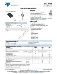 SIHA4N80E-GE3 Datasheet Cover