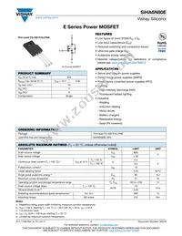 SIHA6N80E-GE3 Datasheet Cover