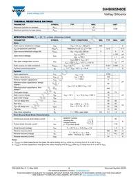 SIHB065N60E-GE3 Datasheet Page 2