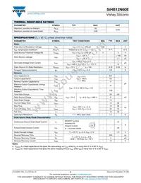 SIHB12N60E-GE3 Datasheet Page 2