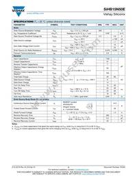 SIHB15N50E-GE3 Datasheet Page 2