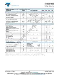 SIHB20N50E-GE3 Datasheet Page 2