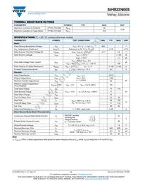 SIHB22N60S-GE3 Datasheet Page 2