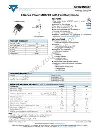 SIHB24N65EF-GE3 Datasheet Cover