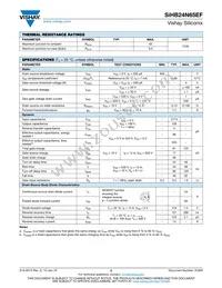 SIHB24N65EF-GE3 Datasheet Page 2