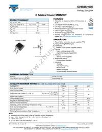 SIHB35N60E-GE3 Datasheet Cover