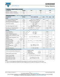 SIHB35N60E-GE3 Datasheet Page 2