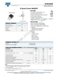 SIHB4N80E-GE3 Datasheet Cover