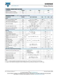 SIHB6N80E-GE3 Datasheet Page 2