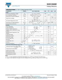 SIHD12N50E-GE3 Datasheet Page 2