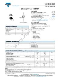 SIHD14N60E-GE3 Datasheet Cover