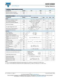 SIHD14N60E-GE3 Datasheet Page 2