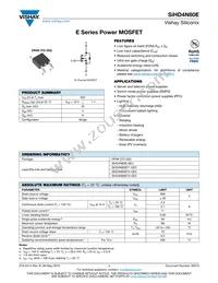 SIHD4N80E-GE3 Datasheet Cover