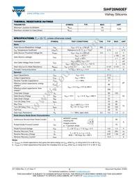 SIHF28N60EF-GE3 Datasheet Page 2
