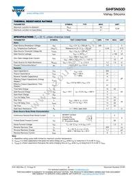 SIHF5N50D-E3 Datasheet Page 2