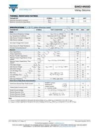 SIHG14N50D-E3 Datasheet Page 2