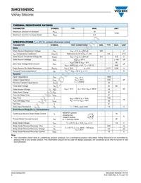 SIHG16N50C-E3 Datasheet Page 2
