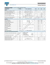 SIHG20N50C-E3 Datasheet Page 2