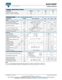 SIHG21N60EF-GE3 Datasheet Page 2
