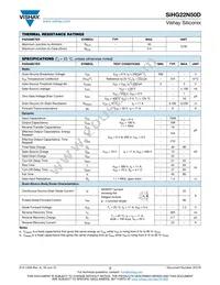 SIHG22N50D-GE3 Datasheet Page 2