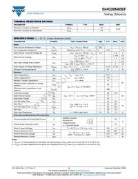 SIHG28N60EF-GE3 Datasheet Page 2