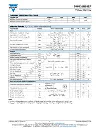 SIHG28N65EF-GE3 Datasheet Page 2