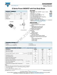 SIHG33N65EF-GE3 Datasheet Cover