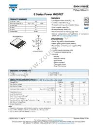 SIHH11N65E-T1-GE3 Datasheet Cover