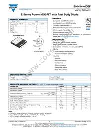 SIHH14N60EF-T1-GE3 Datasheet Cover