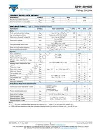 SIHH180N60E-T1-GE3 Datasheet Page 2