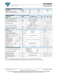 SIHH20N50E-T1-GE3 Datasheet Page 2