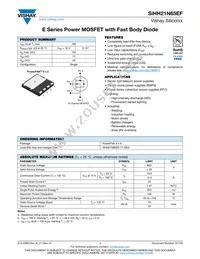 SIHH21N65EF-T1-GE3 Datasheet Cover